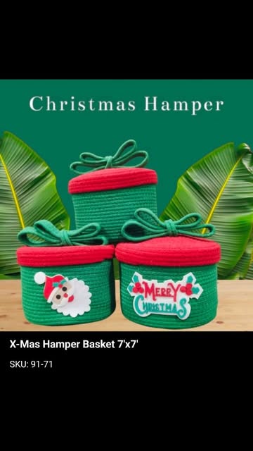 Christmas Hamper Baskets — original Bow Fairy product photo