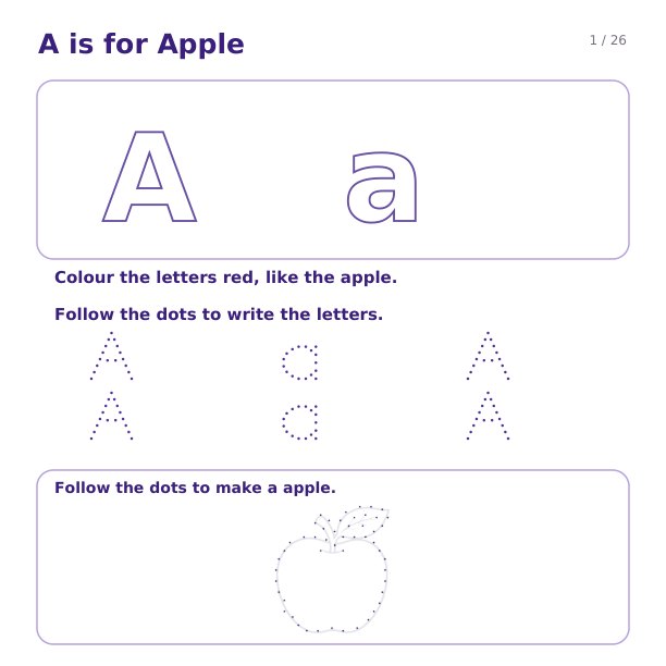 Lumi’s ABC Tracing Fun Pack
